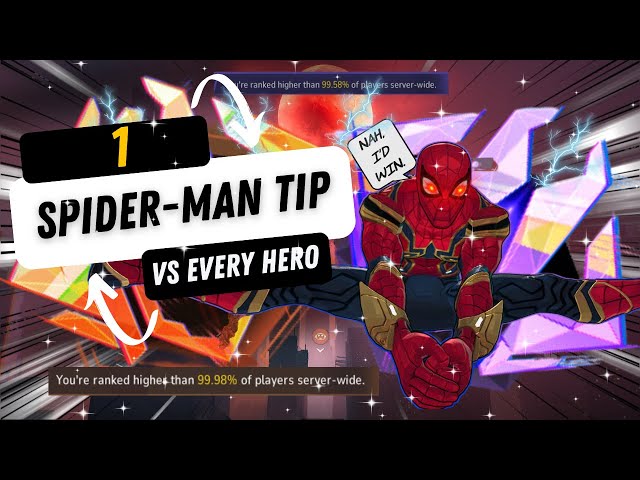 1 SPIDER-MAN TIP vs EVERY HERO