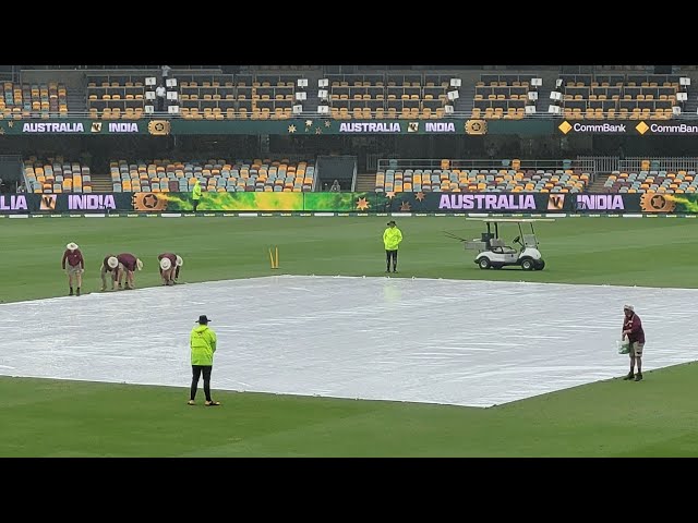 LIVE FROM GABBA: It’s Raining! When Will Match Start Again?