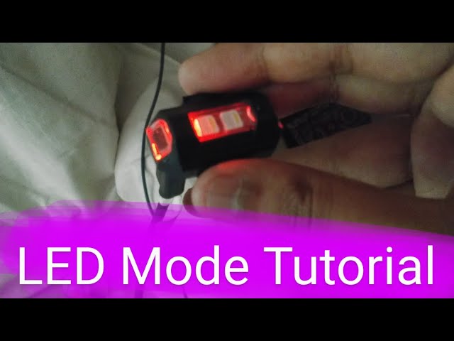 🔥 Helmet LED Modes And Charging Tutorial - 4hrs Battery Life? Aircraft Light For Motorcycle LED RGB