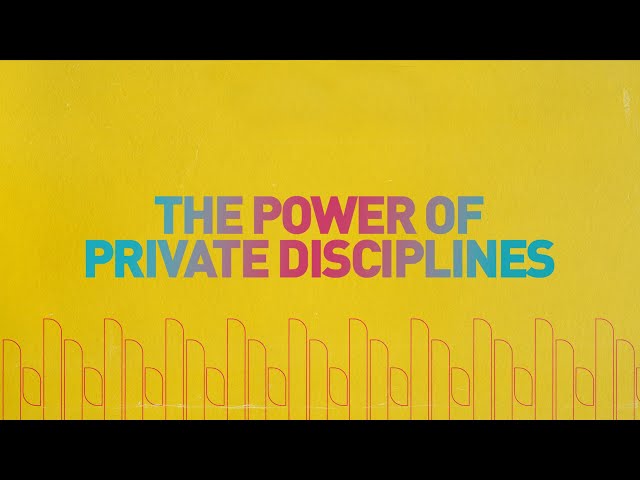 The Power of Private Disciplines  |  11AM Sunday Service  |  090225