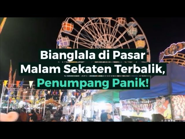 Bianglala Sekaten Terbalik, Penumpang Panik - Dakocan