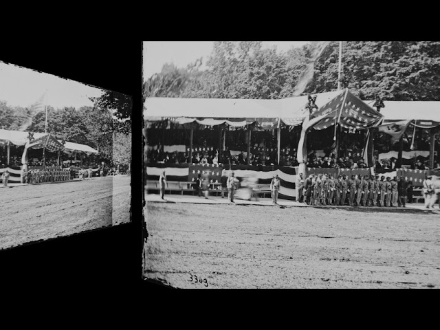 Presidential Reviewing Stand, May 1865 (silent, still image)