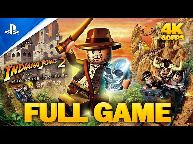 Lego Indiana Jones 2: The Adventure Continues Gameplay Walkthrough Full Game | 4K 60FPS