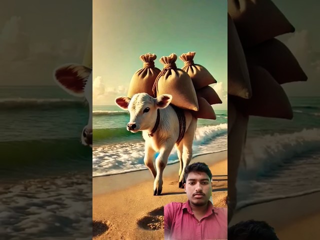 #cartoon #cow #ai ek birthday aur ek machhali ki kahani #trending #popular #shorts