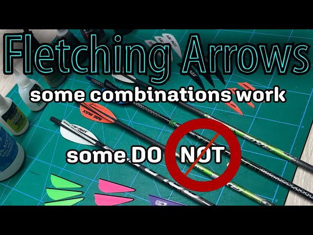 ARROW FLETCHING SOLUTIONS. "Glue, Vane, shaft combinations"