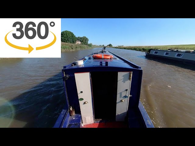 360 REAL TIME  / Salters Lode lock - Dever Sluice NARROWBOAT JOURNEY // part 2