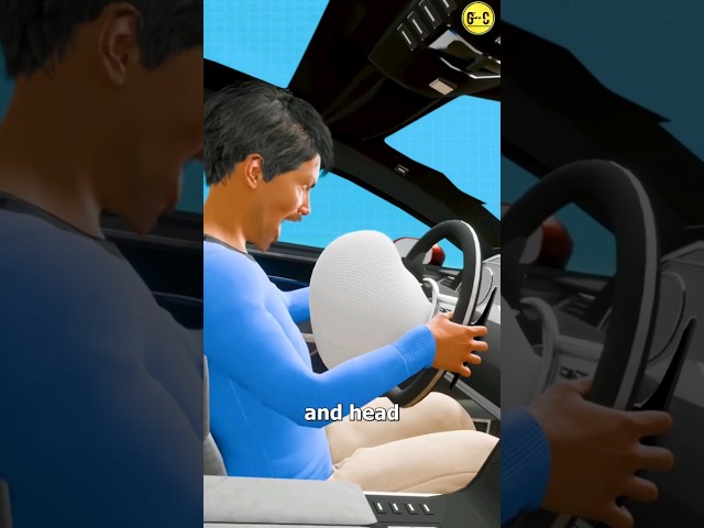 गाड़ियों में एयरबैग कैसे काम करता है? 😱 How Airbag Work - 3D Animation Explained