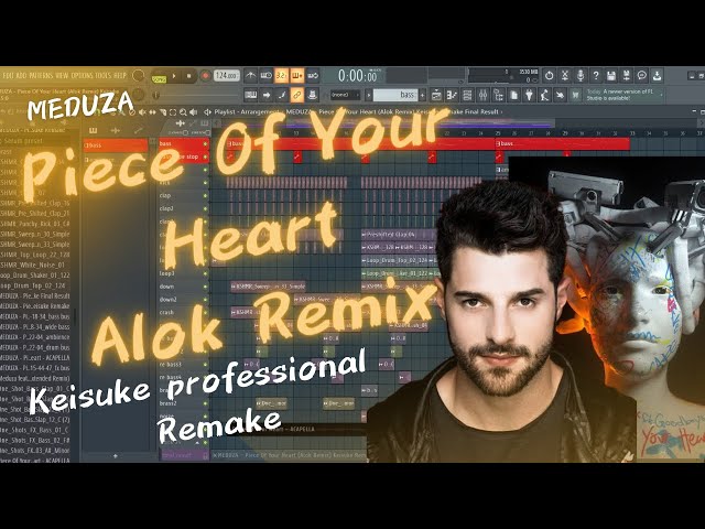 MEDUZA - Piece Of Your Heart (Alok Remix) Keisuke Professional Remake FLP Slap House/Brazilian Bass