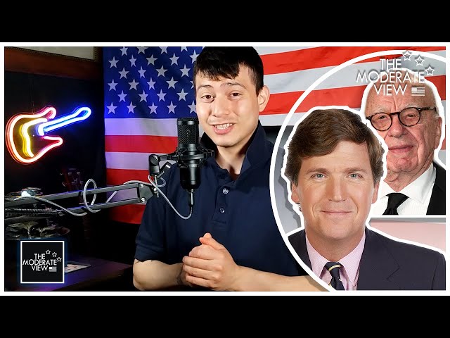 Murdoch vs Tucker Carlson Fox News Lose $1 Billion - The Moderate View Episode 9