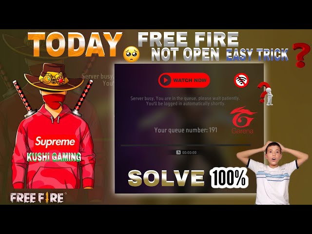 TODAY FREE FIRE🔥 NOT OPENING LODING PROBLEM 😓  SOLVE 💯😀😱 WATCH NOW FREE FIRE MAX 🔥#viral #freefire