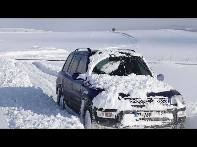 Conquering the Snow with a 1999 Toyota RAV4! | Extreme Snow Adventure