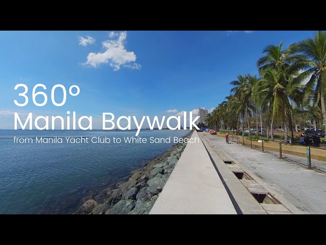 Manila Baywalk , Manila, Philippines | 360° VR Video Walking Tour | Nov.2020