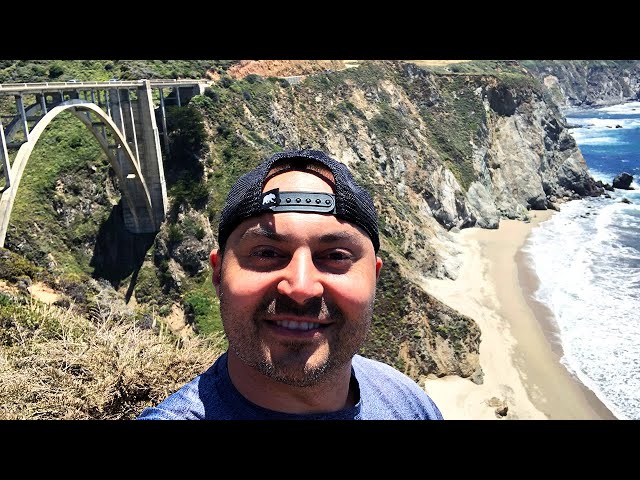 Camping in Big Sur, California & Landslides! - 4K