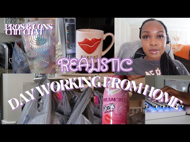 Realistic Work From Home Vlog | Wfh PROS and CONS + Chit Chat + Walmart Shopping Haul + Late Morning