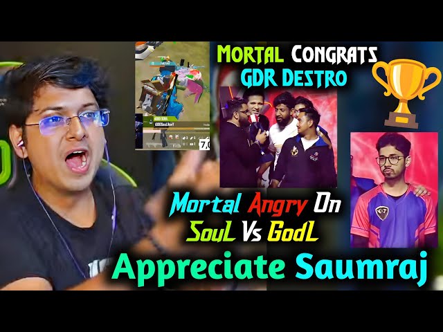 Mortal Congrats GDR & Saumraj❤️ l Mortal Aman reply SouL Fist GodL & Rivalry🥵 l SouL Give Up🚨