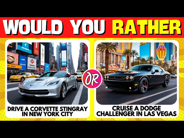 Would You Rather? Car Edition 🚗🚘 | Random Quizzes