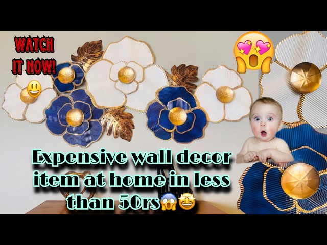 From Trash to Treasure: DIY Wall Decor within Rs-50 | interior design | home decor | clean with me