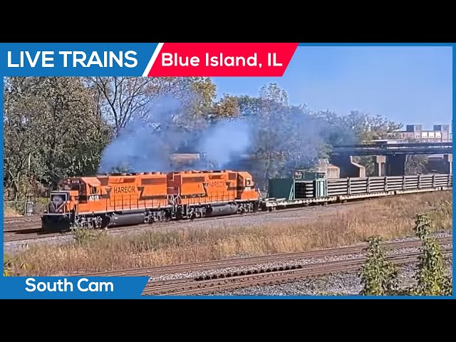 🔴 LIVE Trains Railcam | Blue Island, Illinois (South Cam)