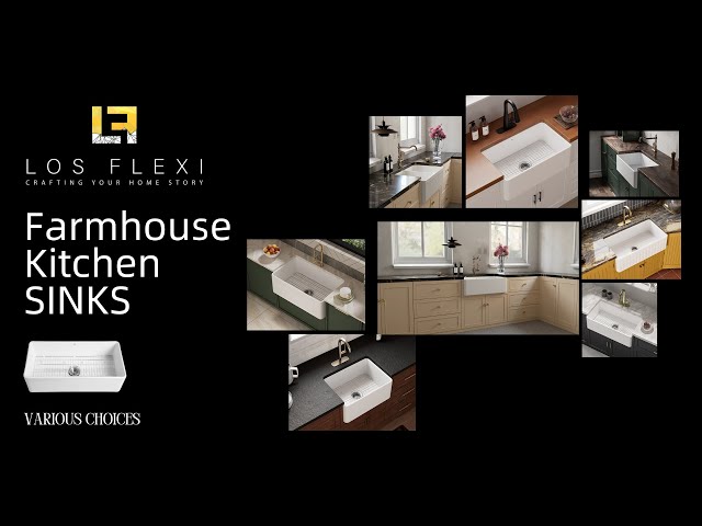 Farmhouse Kitchen Sink Los Flexi Collection | Stylish & Practical