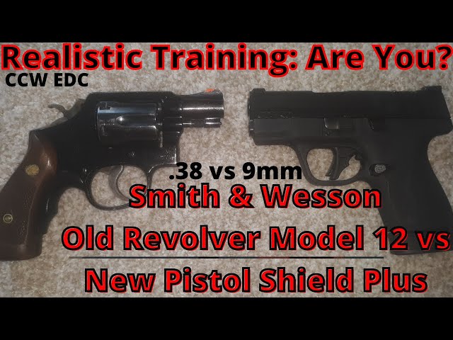 CCW Realistic Training: Are You? Concealed Carry .38 special vs 9mm Pistol vs Revolver S&W Model 12!