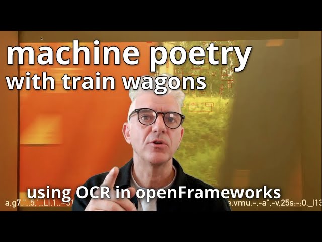 Making machine poetry with train wagons and OCR