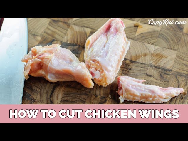 How to Cut Chicken Wings for Hot Wings