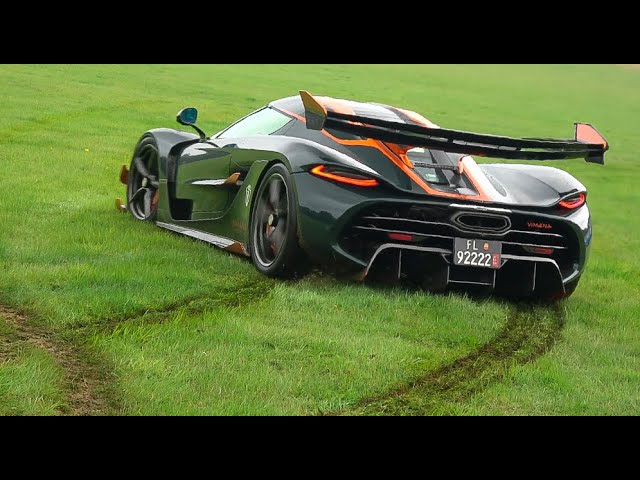 £3Million Koenigsegg Jesko DRIFTING + POWERSLIDES