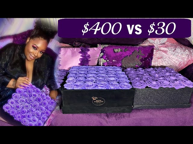 MAKE YOUR OWN $400 ROSE BOX FOR $30! DIY PRESERVED FLOWER BOXES