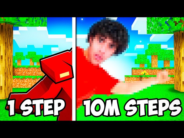 Minecraft but Steps = Realism