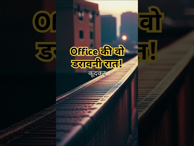 Office की वो  डरावनी रात! #horrorstories  #youtubeshorts #shortsfeed #horrorshorts #darawanikahaniya