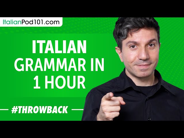 Italian Grammar in 1 Hour