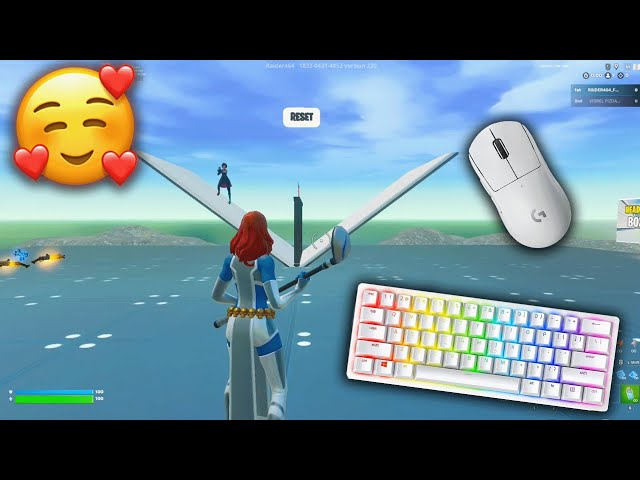 Chill ASMR🤩 1v1 BUILD FIGHT 🏆Satisfying Fortnite Keyboard Sounds