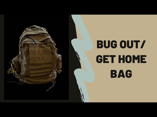 Emergency 72-Hour Bug out/ Get Home bag