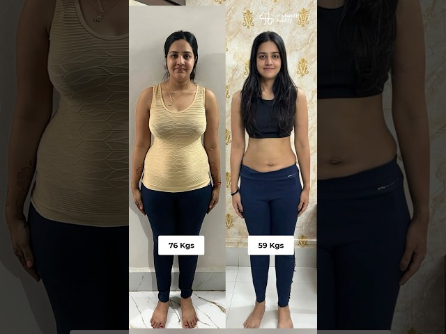 76 kgs - 59 kgs Belly Fat loss Journey (Full Body Transformation)