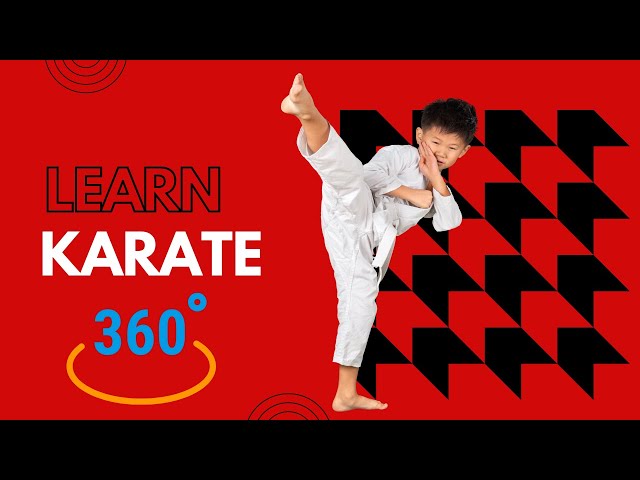 360 Video How To Learn Karate  For Kids |10 Minute Beginner Lesson! |  The Childhood Life P3