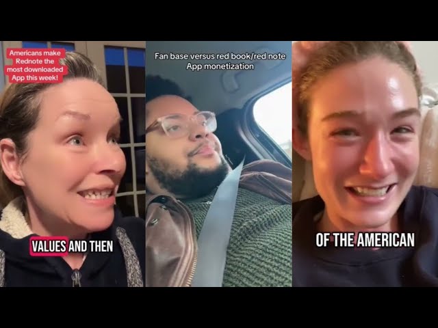 American refugees migration to Red Note, China TikTok app reactions is everything! Part 3