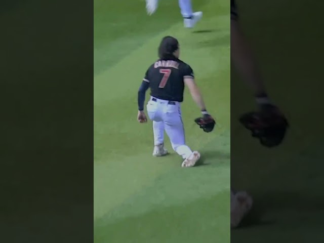 Corbin Caroll Makes An Incredible Catch 👀