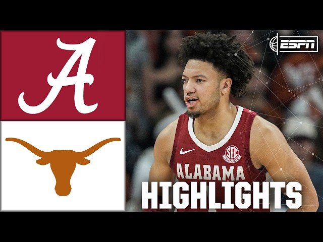 Alabama Crimson Tide vs. Texas Longhorns | Full Game Highlights | ESPN College Basketball