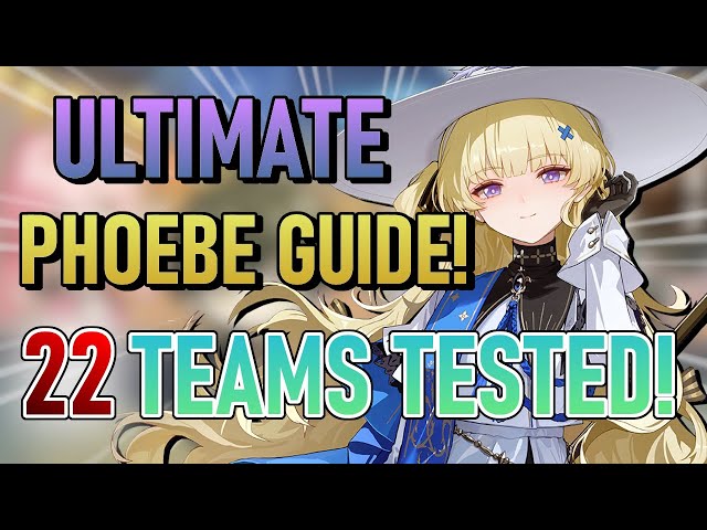 Phoebe has CRAZY Flexable Teams! Ultimate Phoebe guide, teams, echos, weapons, and more! - Wuwa