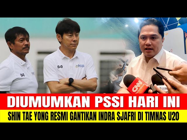 DIUMUMKAN PSSI HARI INI, SHIN TAE YONG RESMI GANTIKAN INDRA SJAFRI DI TIMNAS U20