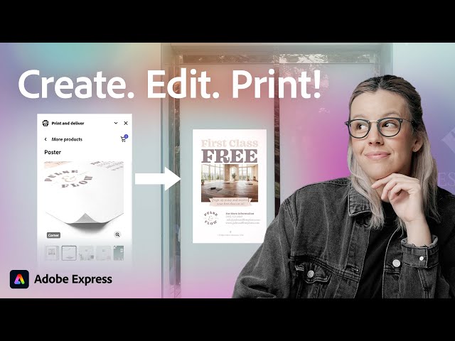 Design a Custom Poster With #AdobeExpress | Adobe Express