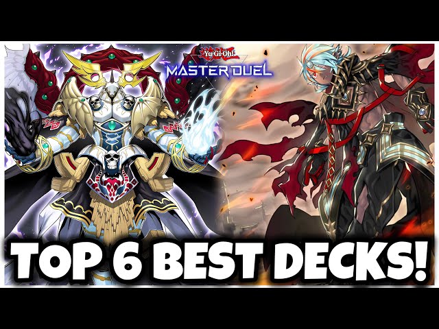 TOP 6 BEST DECKS in MASTER DUEL!