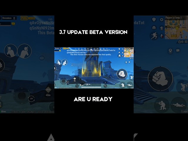 3.7 Update Beta Version✅ #bgmi #pubg #pubgvn #newupdate #newevent #shorts #viralshort