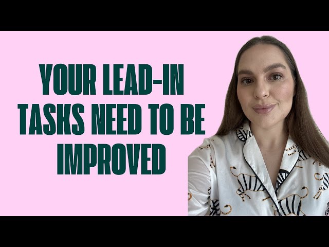 What is a good lead-in? | ESL | CELTA