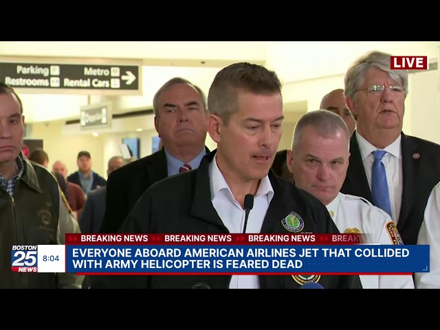 WATCH LIVE: Officials providing update after American Airlines jet collides with Army helicopter.