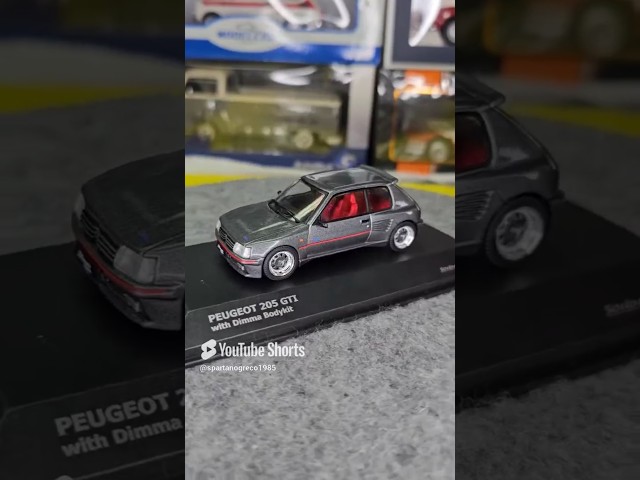 PEUGEOT 205 GTI 🏁(body kit dimma)💥*1/43*⚙️ #diecast #solido #rally #dimma #tuning