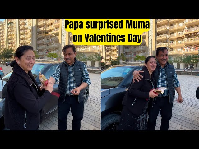 Papa ne Muma ko Valentines Day pr dia Surprise Gift 🎁😋 Hum chale Pahadon pr 🤩🤪