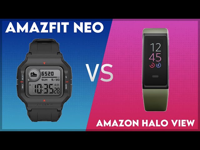 Amazfit Neo vs Amazon Halo View Comparison