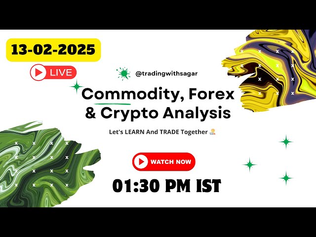 February 13, 2025 - Live Intraday Trading | Forex, Crypto, CrudeOil, Natural Gas & Gold  Analysis |