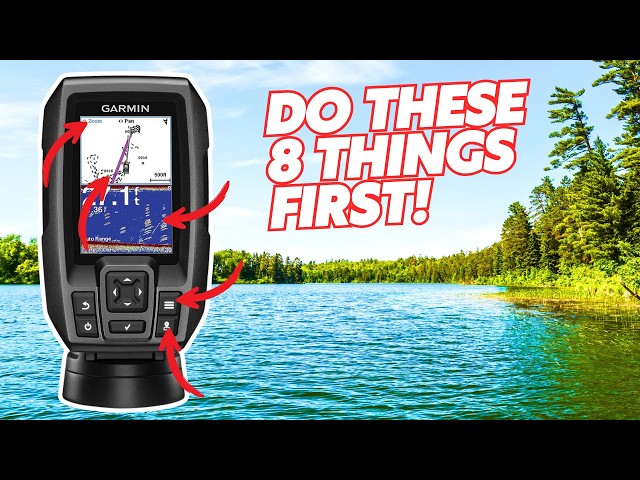 Garmin Striker 4 Beginner's Guide – DO THESE 8 THINGS FIRST